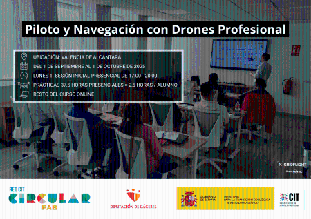 Imagen Curso de Piloto y Navegación con Drones Profesional.