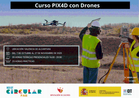 Imagen Curso Profesional de Piloto de Drones en Inspecciones Técnicas y Certificación Pix4D