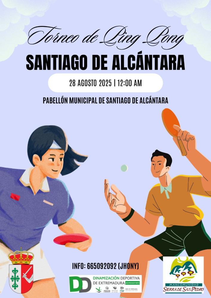 Imagen Torneo PingPong - Santiago de Alcántara