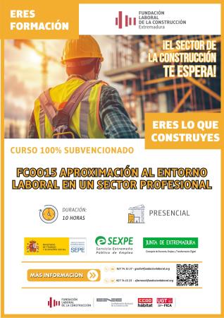 Imagen La Fundación Laboral de la Construcción, Imparte las Jornadas de Aproximación al Sector Construcción.