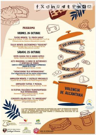 Imagen Jornadas gastronómicas y agroalimentarias Tajo Internacional - Valencia de Alcántara