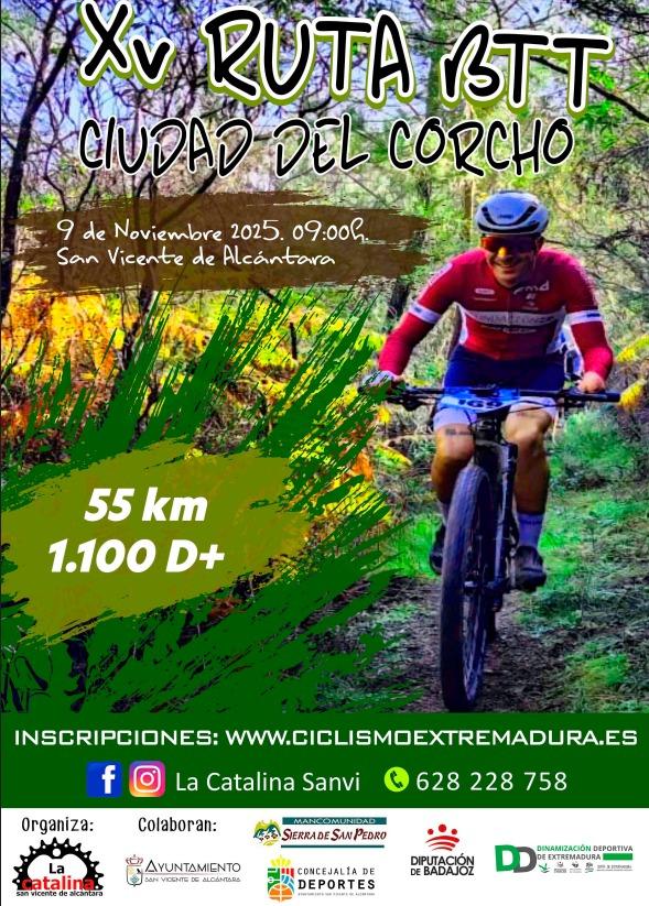 Imagen XV RUTA BTT CIUDAD DEL CORCHO - San Vicente de Alcántara