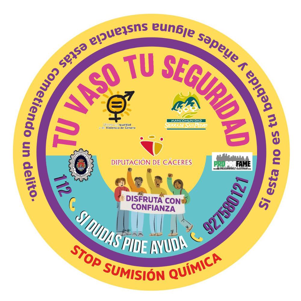 Imagen Campaña de prevención STOP Sumisión química.