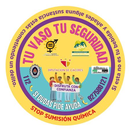 Imagen Campaña de prevención STOP Sumisión química.