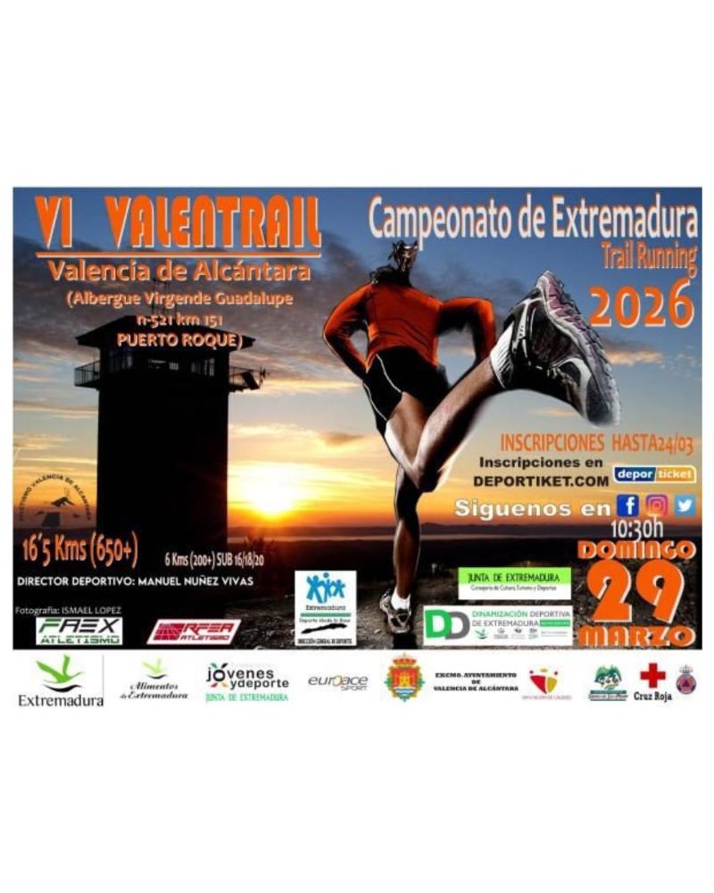 Imagen Campeonato de Extremadura Trail Running - Valencia de Alcántara