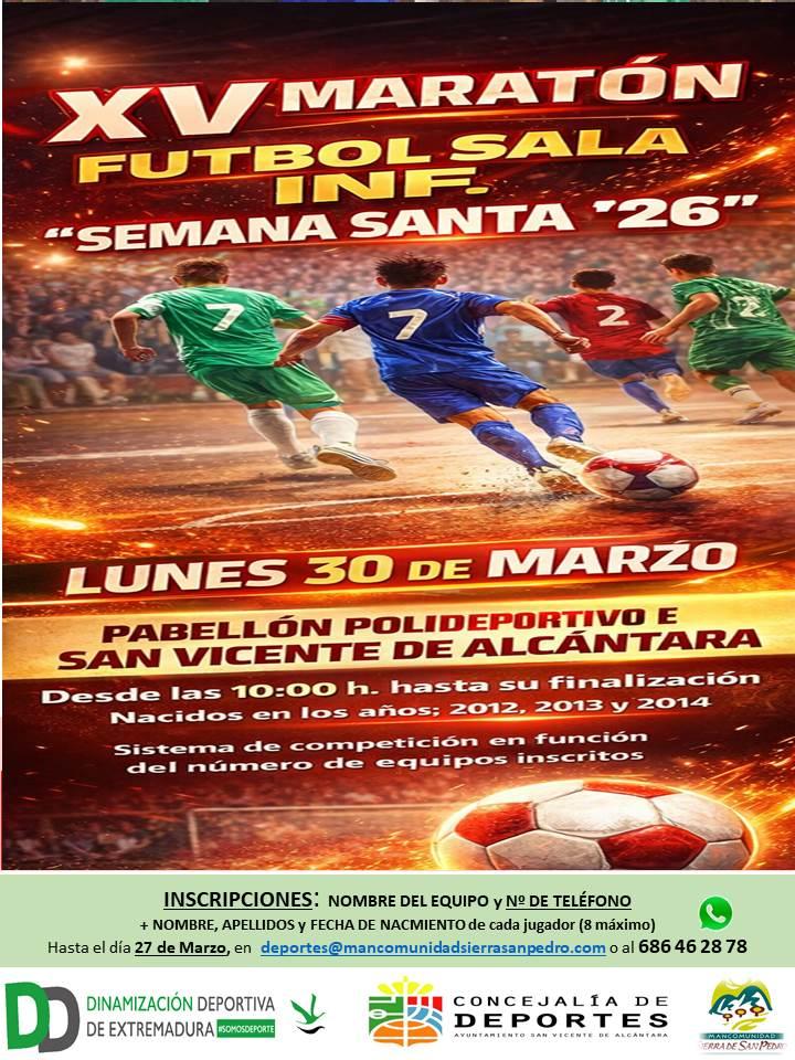 Imagen XV Maratón Futbol Sala - San Vicente de Alcántara