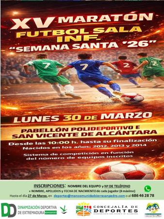 Imagen XV Maratón Futbol Sala - San Vicente de Alcántara