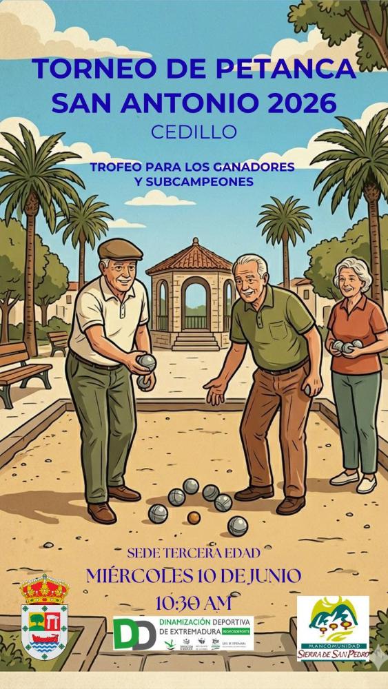 Imagen Torneo petanca San Antonio - Cedillo