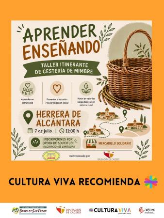 Imagen Conecta con nuestras raíces mientras aprendes un oficio tradicional - Herrera de Alcántara