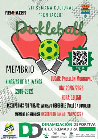 Imagen Torneo de PickleBall - Membrío