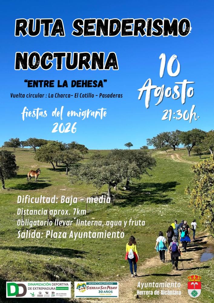 Imagen Ruta nocturna - Herrera de Alcántara