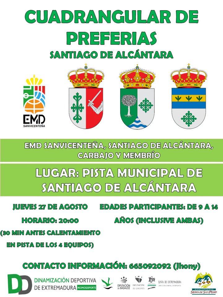 Imagen Cuadrangular Futbol Sala preferias - Santiago de Alcántara