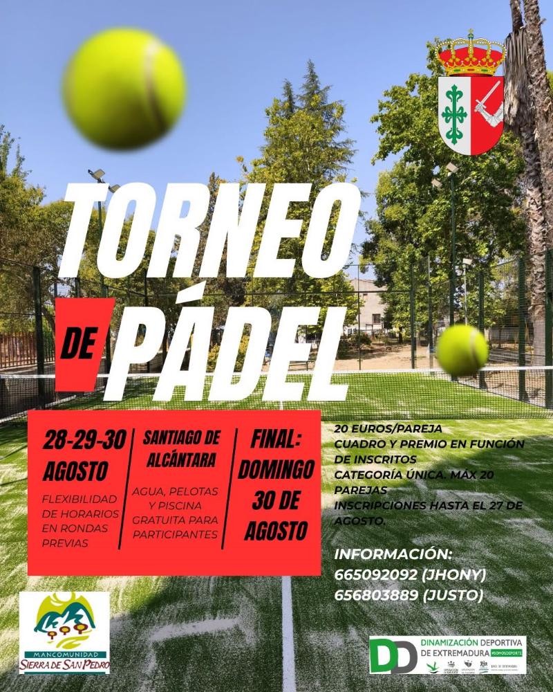Imagen Torneo de Pádel - Santiago de Alcántara